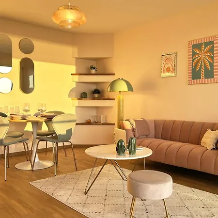 Апартаменты Le Pop Art' - Terrasse Great Sea View And Parking Гавр